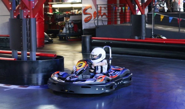 Curva in kart